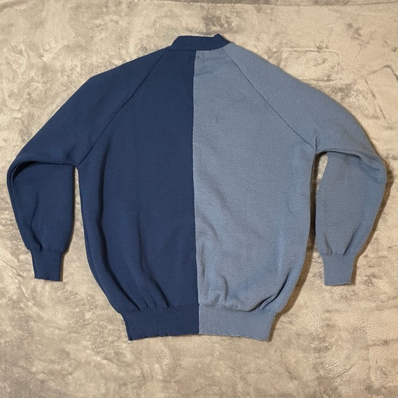 Comme des Garçons Shirt Split Blue Cardigan - Picture 5 of 9